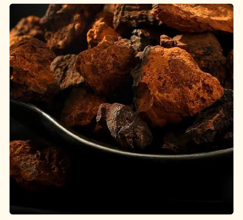 Chaga Mushroom Granules Hua Shu Rong 250g Dried Birch Conk Chunks for Herbal Tea and Decoction preparation