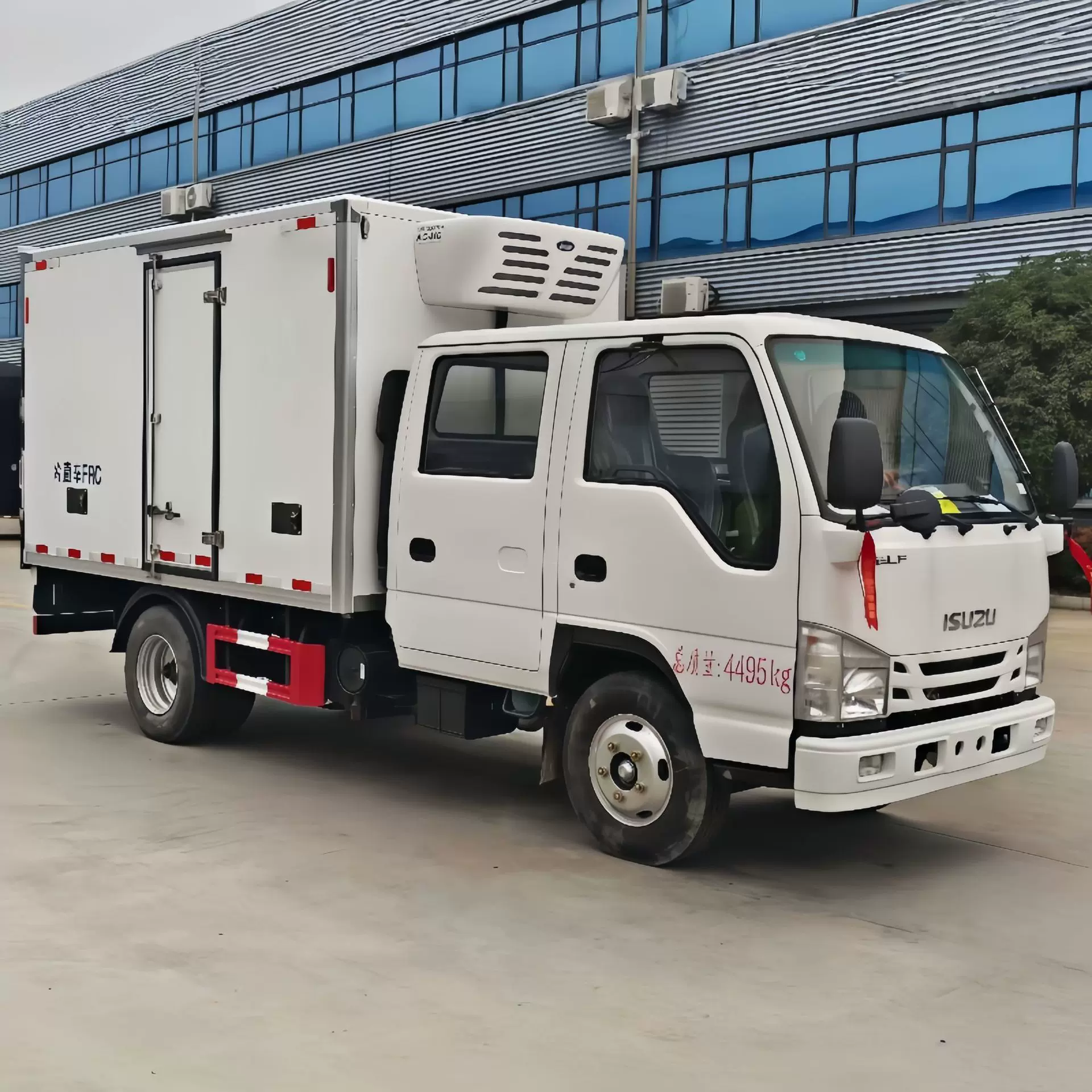 双排座自动挡冷藏车 出口小型冷藏保温车 冻货食品果蔬保鲜运输车