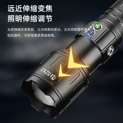 Cross-Border High-Intensity Ultra-Bright Flashlight UV fənərlər