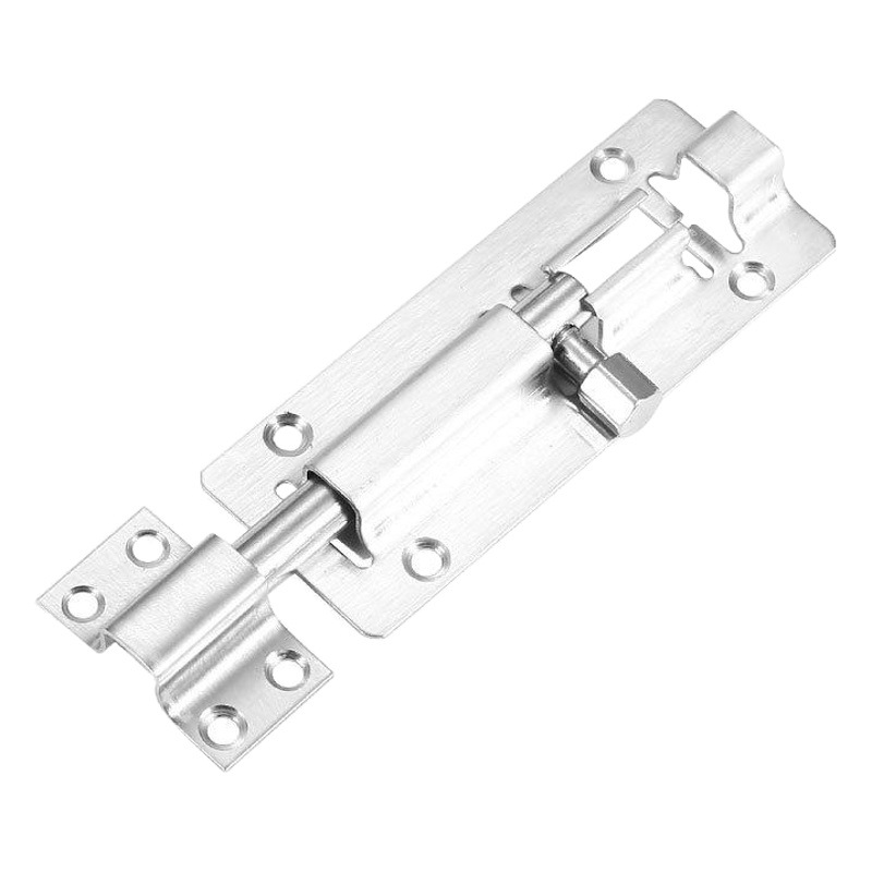 Cerradura de puerta de perno de acero inoxidable, perno de puerta antirrobo, puerta de baño de madera para uso doméstico, perno cuadrado antirrobo anticuado
