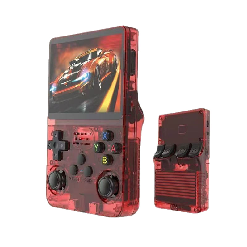 Transfronterizo r36s computadora de mano de código abierto máquina de juego de mano portátil retro juego de arcade nostálgico sistema dual 3D computadora de mano