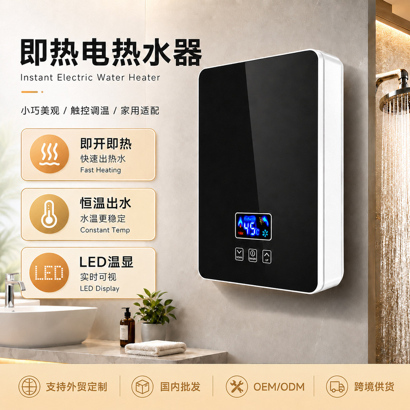Instant Heating Electric Water Heater, Shower, Variable Frequency Constant Temperature, Bathroom Instant Electric Hot Water Faucet, Kitchen Instant Heating Type Instant Heating Electric Water Heater, Shower, Variable Frequency Constant Temperature, Bathroom Instant Electric Hot Water Faucet, Kitchen Instant Heating Type