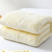 上海老牌纯棉老式毛巾被夏季薄款成人毯子单人100加厚盖毯新