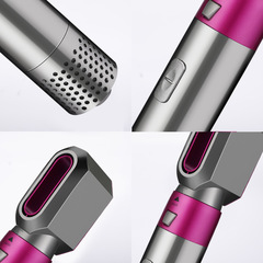 Hair curler five-in-one hot air comb blow dryer comb automatic suction hair styling comb curling wand straight hair comb hair dryer leafless