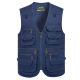 Foreign trade export plus fertilizer increase men's vest spring and autumn multi-pocket tooling loose plus size all-match large capacity wear-resistant