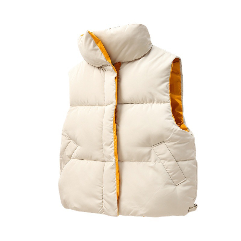 2024 ropa para niños nueva ropa para niños bebés niños y niñas Chaleco de cuello de pie ropa exterior para niños chaleco cálido Chaleco de algodón para niños