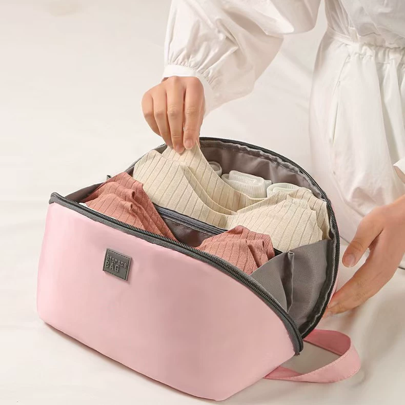 Сумка для хранения нижнего белья, портативный органайзер для нижнего белья и бюстгальтеров, многофункциональная сумка для хранения носков, компактная модель с выдвижным механизмом.