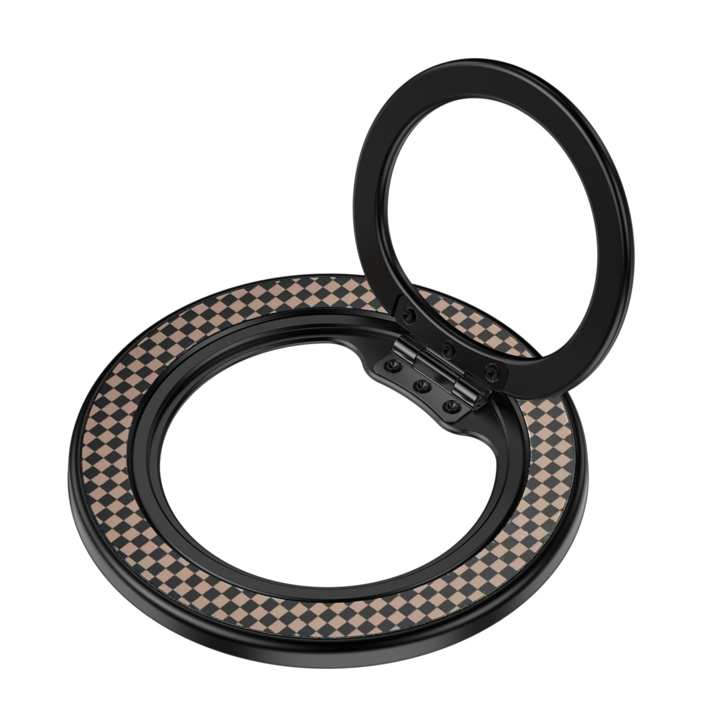 Fuente de fábrica CX - 2 color sólido modelo de rejilla magnética 360 soporte de teléfono móvil giratorio magsafe soporte plegable perezoso