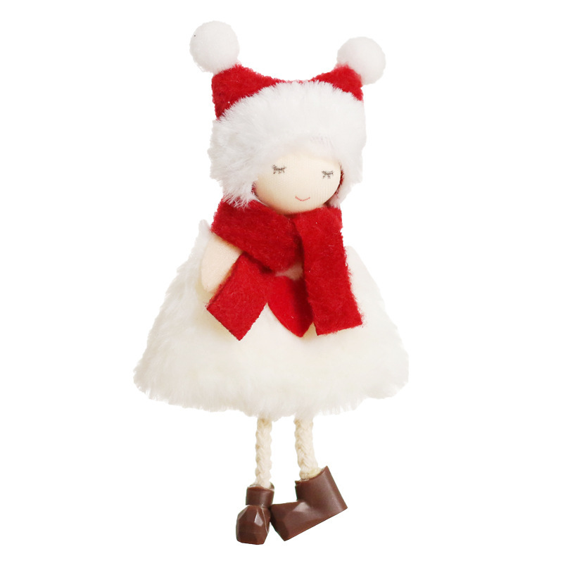 2024 transfronterizos decoraciones de Navidad ins lindo muñeca muñeca muñeca de árbol de Navidad colgante