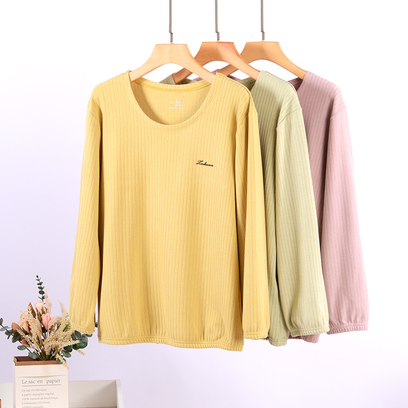 Autumn and winter women's pajamas top one-piece homewear cationic de Velvet can be worn outside loose long sleeve homewear