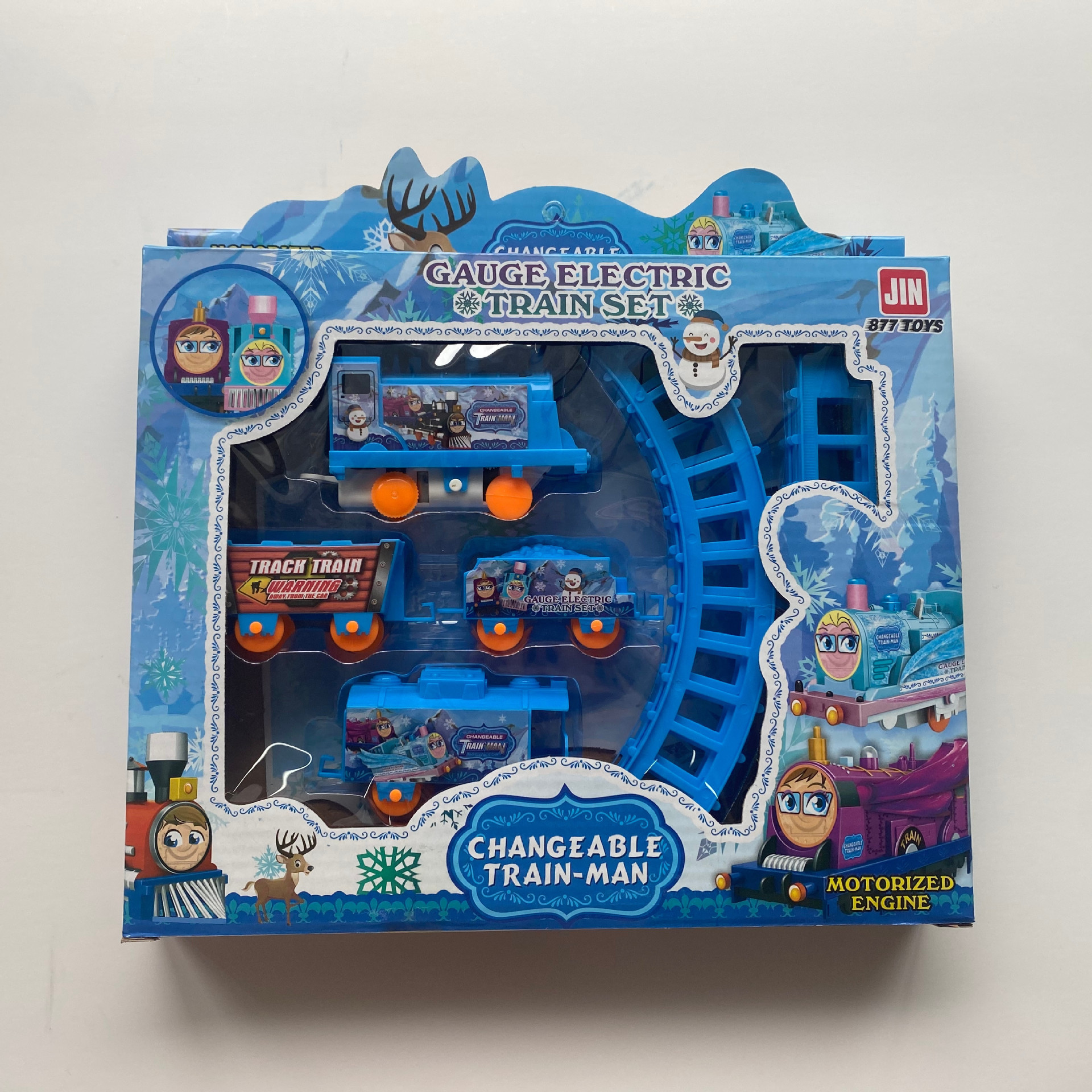 Juguete de Tren Eléctrico Ensamblable para Niños de Plástico Eléctrico, Educativo para Niños