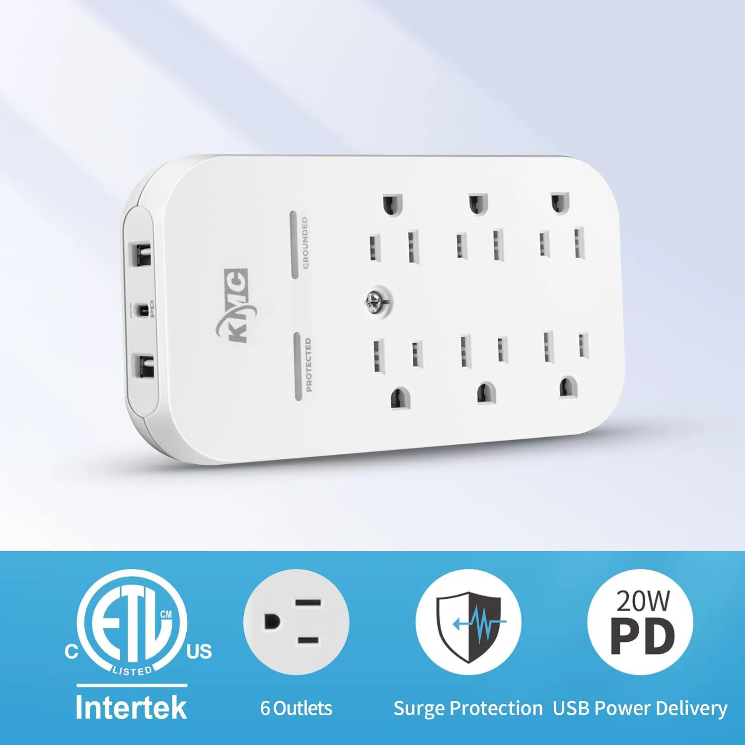 US standard wall USB socket one to six expansion socket US standard multi-function one to multiple plug expansion converter