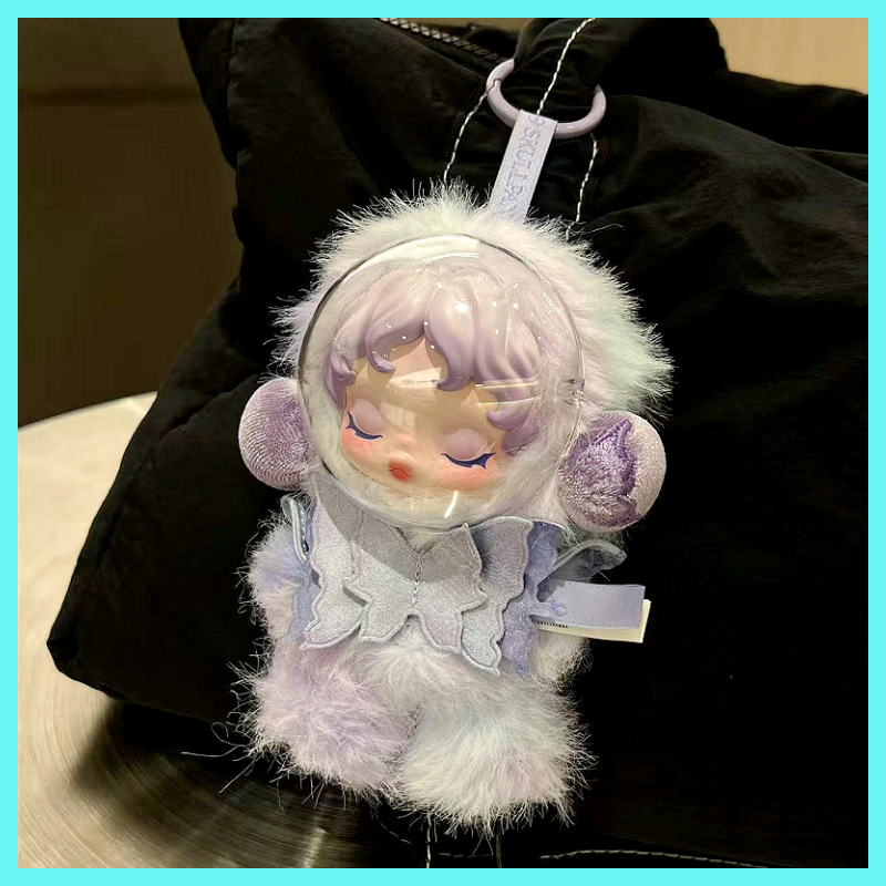 Carcasa protectora transparente de tercera generación de alta energía frontal LABUBU Bolsa protectora de tercera generación Carcasa protectora de alta transparencia