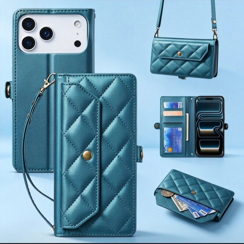 Foreign trade model Samsung S26 small Chanel-style quilted phone case wallet S25/S23 PLUS phone flip cover protective case Foreign trade model Samsung S26 small Chanel-style quilted phone case wallet S25/S23 PLUS phone flip cover protective case