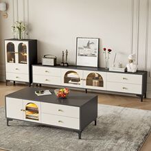 北欧茶几电视柜简约现代茶几客厅套装小户型卧室一体茶几电视机柜