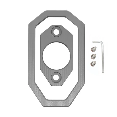 aluminum alloy protective cover, Motorcycle exhaust pipe - titanium-color