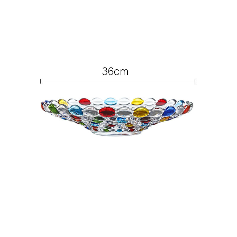 페인트 과일 접시 39cm