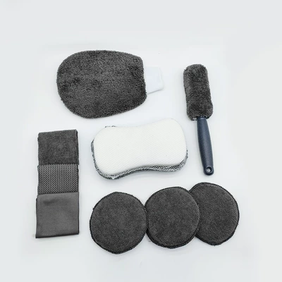 Car cleaning tools — Beauty Towel, Rag, Waxing Sponge