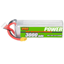 VB伟柏 22.2v 3000mAh 6S 120C 轻量化穿越机模型聚合物锂电池 FP