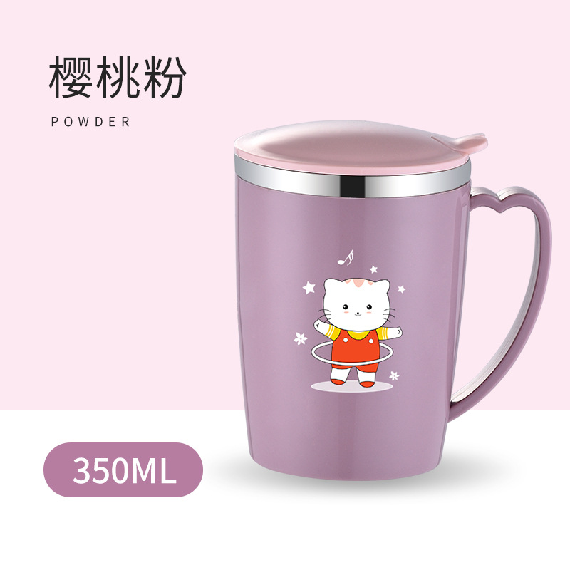 해외직구 텀블러 // 핑크 새끼 고양이 - 350ml