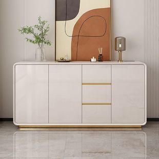 2025 New Accessible Luxury Sideboard Wall-Mounted Living Room Household Tea Cabinet Storage Locker High-End Wine Cabinet Entrance Cabinet