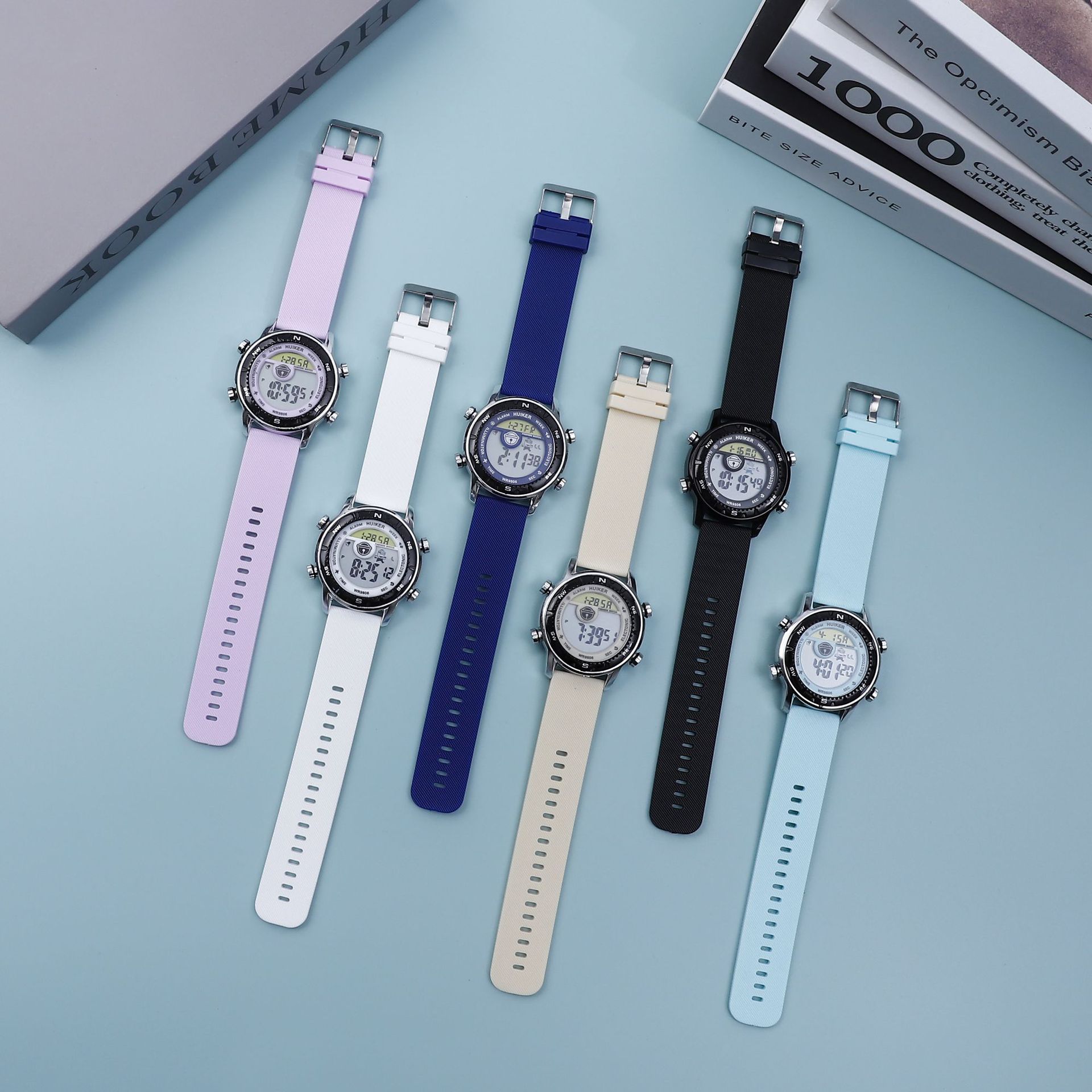 Nuevo estilo coreano, reloj simple de nicho, estilo universitario de alto valor para mujer, diseño retro compacto, estudiantes de secundaria y preparatoria