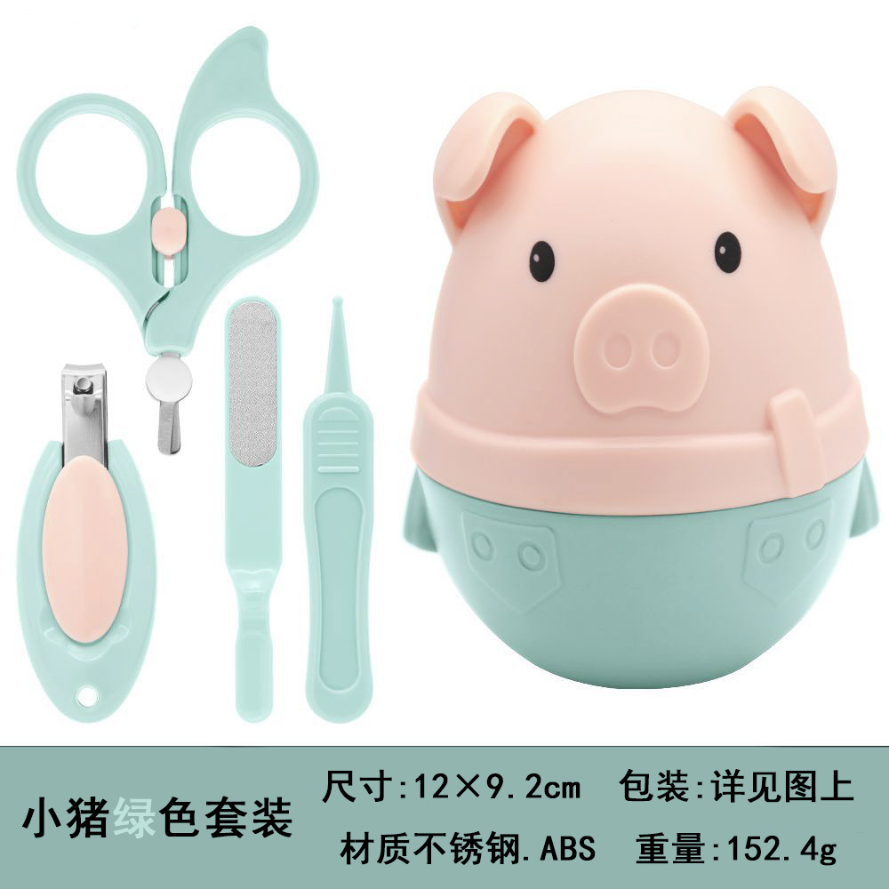 Kit de cuidado para recién nacidos de 10 piezas con aspirador nasal y cortaúñas, para higiene del bebé, mayorista