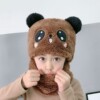 Children's hat suitable for men and women, keep warm windproof scarf