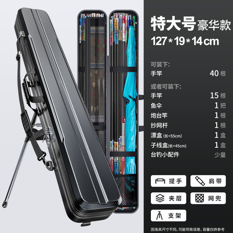 업그레이드된 이중두꺼움-블랙 127×19×14cm [브래킷형]