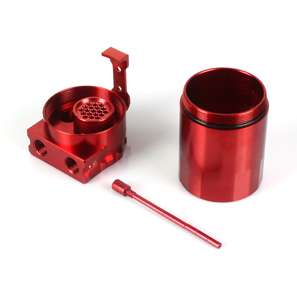 General Automobile 300ml Aluminum Engine Oil Waste Gas Breathable Pot Recycling Filter Pot Oil Gas Separator Oil Tank
