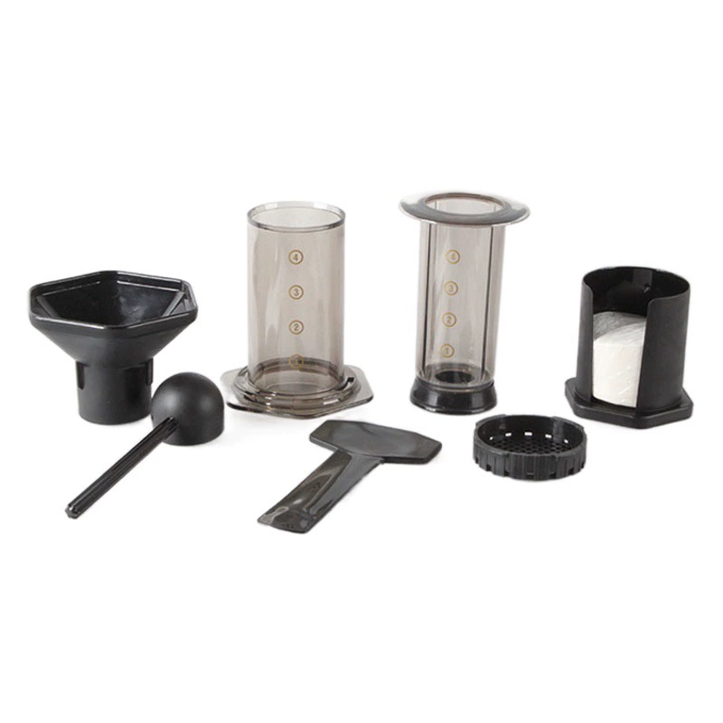 Аксессуары для кофейного пресса Haoleya: круглые фильтр-пакеты для кофе, 350 штук, силиконовая заглушка, держатель для фильтр-пакетов