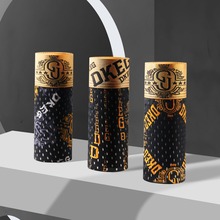 高定大牌黑金冰丝网孔一片式男士内裤3D立体囊袋桑抑菌平角裤男