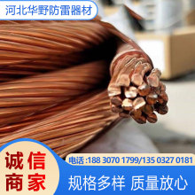 镀铜绞线 多股覆铜钢绞线 接地线工厂避雷引下线厂家批发定制