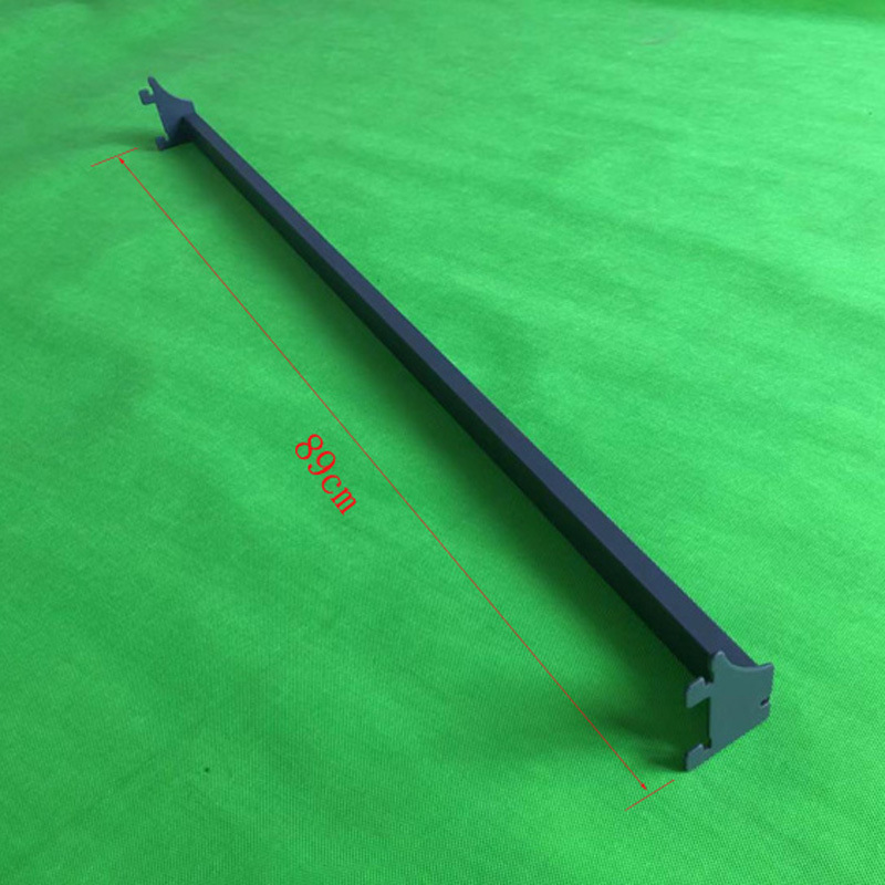 Gancho de acero cuadrado gancho de una sola línea gancho de tubo cuadrado gancho blanco gris gancho bayoneta 15MM gancho de viga estante de supermercado