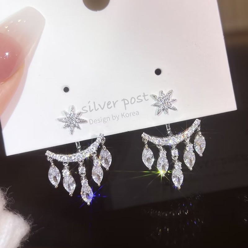 高级感芒星耳环新款潮女气质一款两戴小众设计轻奢耳钉耳饰