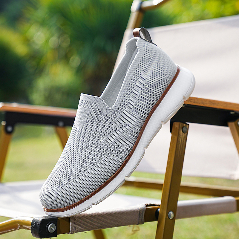 2024 calcetines zapatos de un pie zapatos de hombre zapatos de deporte transpirables zapatos de malla para hombre zapatos de carreras transfronterizos de gran tamaño