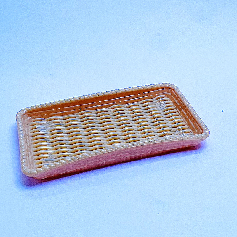 Juego de comida en miniatura, estante para pan de simulación, mini carrito de compras, carrito pequeño, juego para niños, juguete, decoración de bricolaje