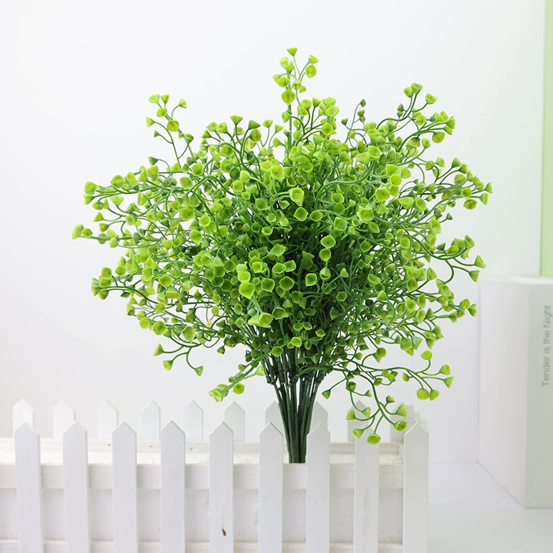Фабрика прямые поставки моделирование денег трава искусственный цветок украшения настенный цветок мягкий материал пластиковый цветок зеленое растение настенные аксессуары