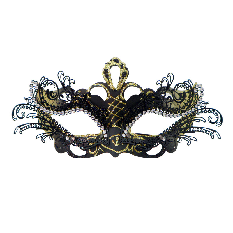 Amazon pareja máscara de baile de mascaras metal forjado mitad cara Halloween carnaval máscara de fiesta de pascua