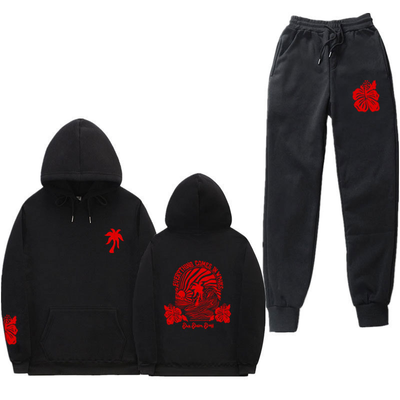 2024 New Hot Selling European and American Version Hoodie Casual Fashion Suit Fleece-Lined Warm Sweatshirt and Sweatpants Suit 2024 New Hot Selling European and American Version Hoodie Casual Fashion Suit Fleece-Lined Warm Sweatshirt and Sweatpants Suit