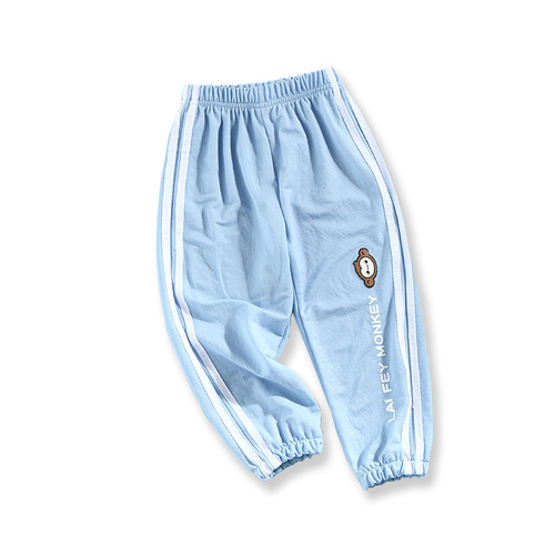 Summer children's anti-mosquito pants, thin boys' sports leggings, Korean style children's clothing bloomers, casual trousers for small and medium-sized children