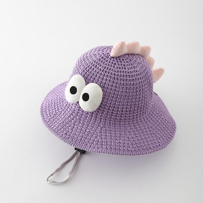 Sombrero de protección solar para niños Sombrero de paja de verano Sombrero grande Sombrero para niños Sombrero para el sol Protección UV Sombrero de pescador para niños