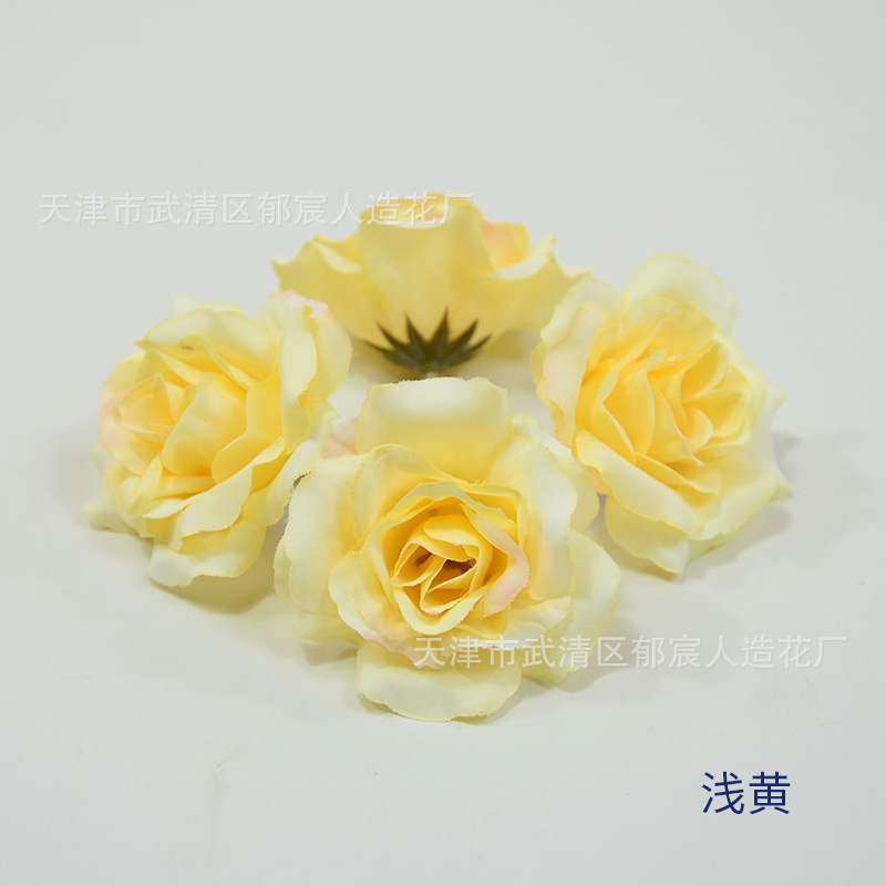 Diamante artificial pequeña flor Rosa pequeño cuerno Rosa mini tocado étnico Rosa haciendo caja de flores de guirnalda DIY con flores