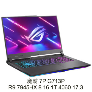 2504 Laptop Rog Republic of Players G713 7945Hx 4060 8 16 1000 17inch