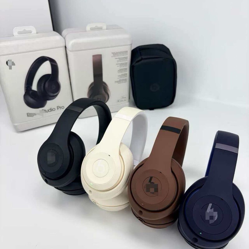 Cross-Border New High-End Studio Pro Over-Ear Headphones with Active Noise Cancellation and Wireless Bluetooth Capabilities, Featuring Pop-Up Earbuds