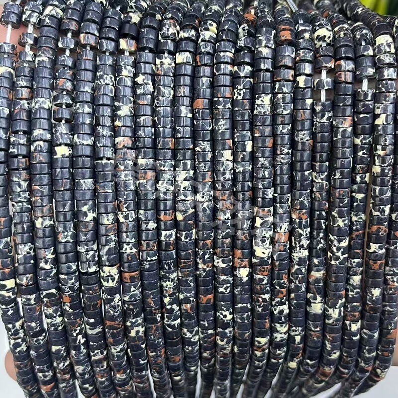 2*4mm天然石管珠隔片散珠玉髓青金水晶圆柱隔珠diy饰品配件批发|undefined