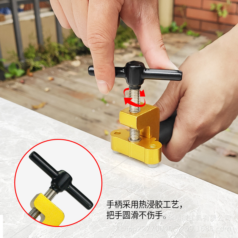 Cuchillo de baldosas de cerámica dispositivo de apertura integrado cuchillo de vidrio multifunción rodillo de baldosas dibujo dispositivo de apertura de baldosas de vidrio grueso