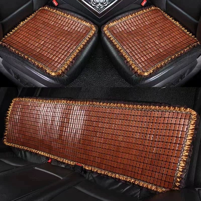 Summer Car Cushion Bamboo Cold Cool pad - lace-bamboo-curry-small-three-pieces