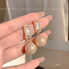 Silver needle, earrings with tassels, Korean style, silver 925 sample, light luxury style, simple and elegant design