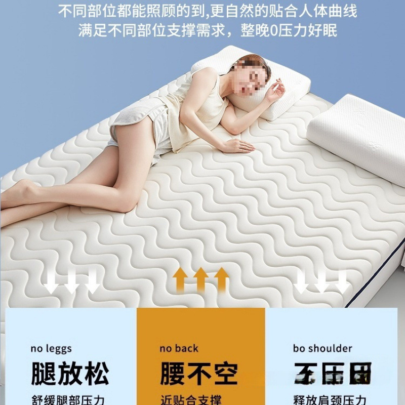 Colchón de látex cojín de esponja dormitorio doméstico es dormitorio de estudiantes alquiler de colchón tatami universal